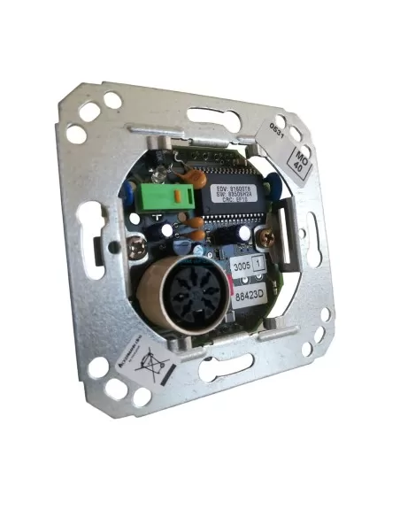 Módulo de llamada Ackermann 73071e con pulsador y toma de 7 pines